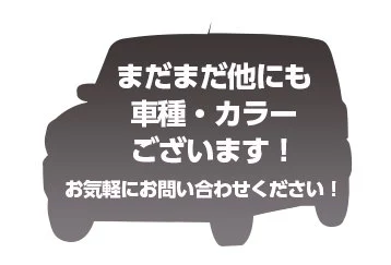 まだまだ他にも車種・カラーございます。お気軽にお問い合わせください。